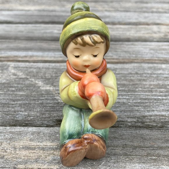 💯 Authentic Goebel Vintage Hummel "Sound the Trumpet" Figurine #303 - Picture 8 of 11